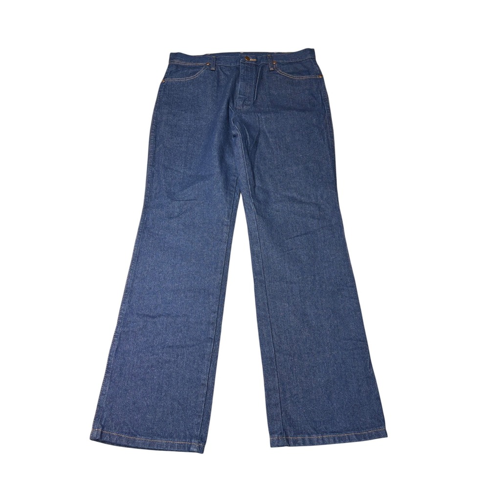 NWT‎ Wrangler Mens Cowboy Cut Slim Fit Jeans 936PWD Prewashed Indigo 35x32